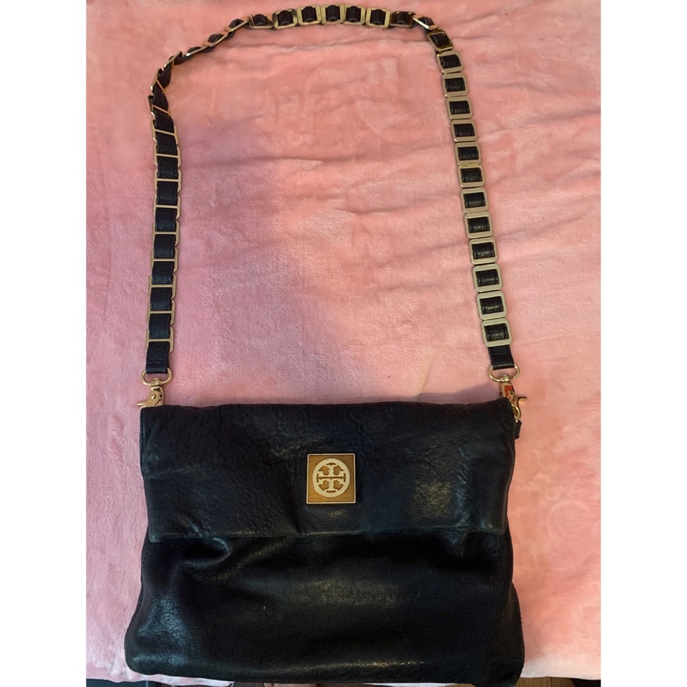 Preowned Leather Tory Burch Shoulder Bag